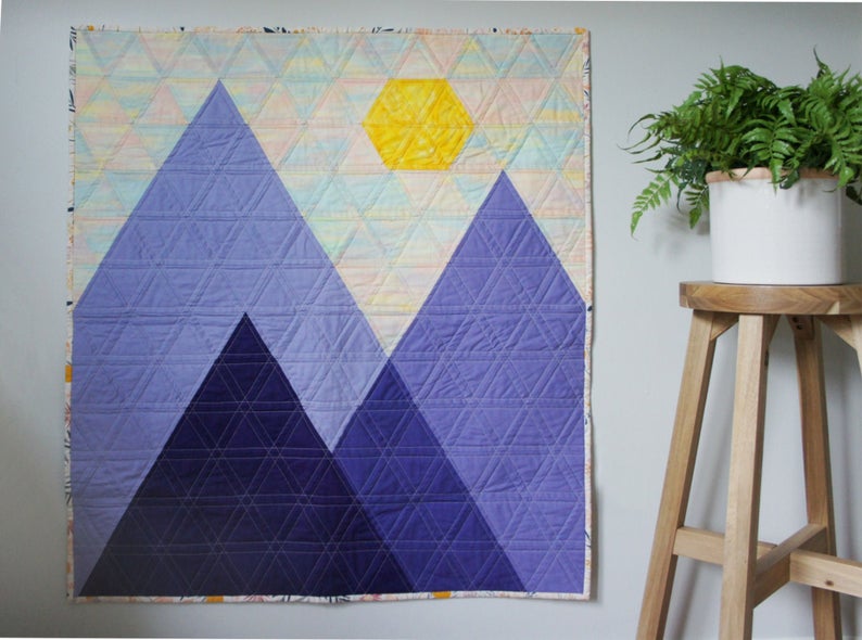 Geo Peaks Quilt Pattern